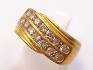 K18 ダイヤ 0.85ct リング 4.4g